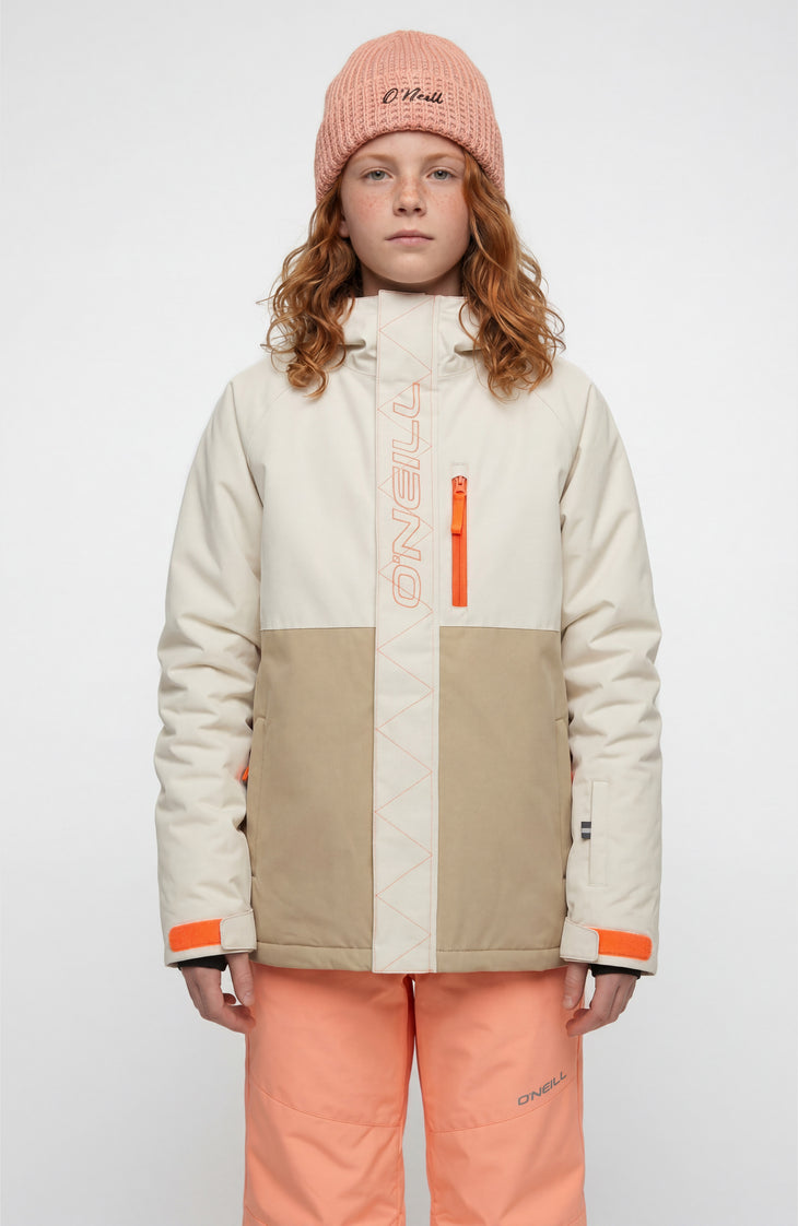 FWC'Cruz Raglan Skijacke | Linen White Colour Block