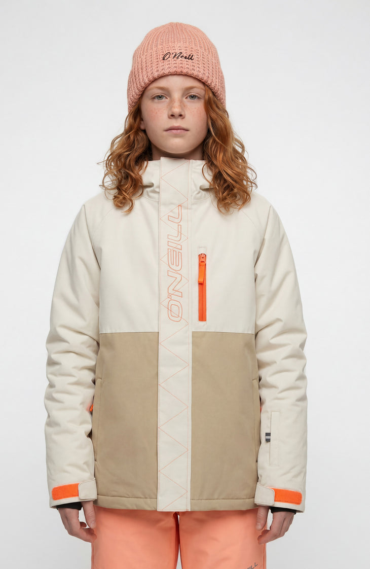 FWC'Cruz Raglan Skijacke | Linen White Colour Block