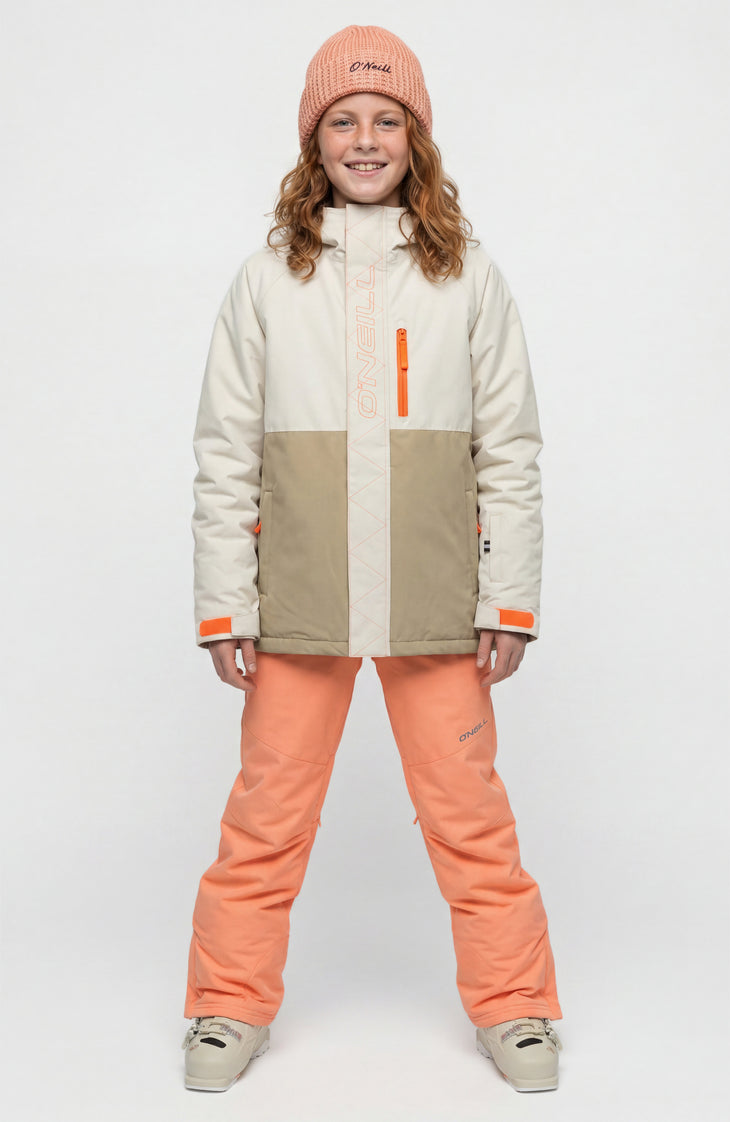 FWC'Cruz Raglan Skijacke | Linen White Colour Block