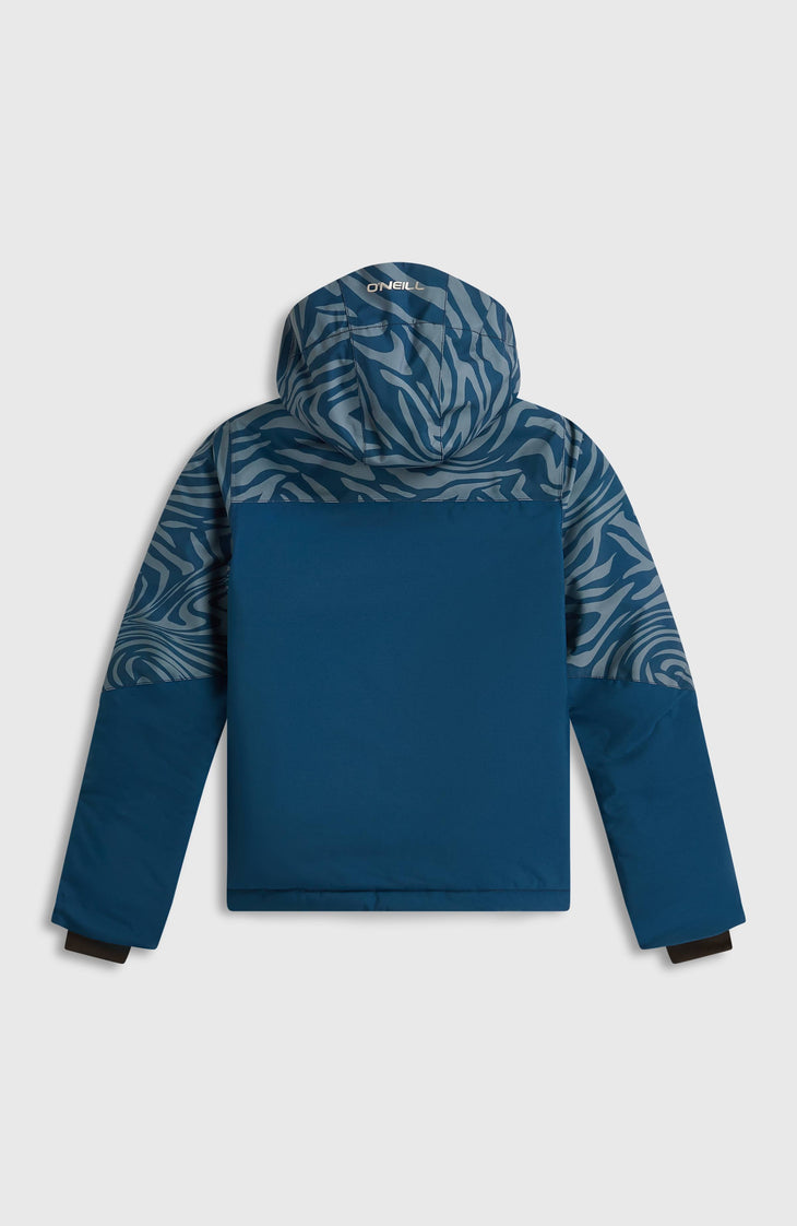 FWC'Cruz Triple Skijacke | Blue Swirl Zebra