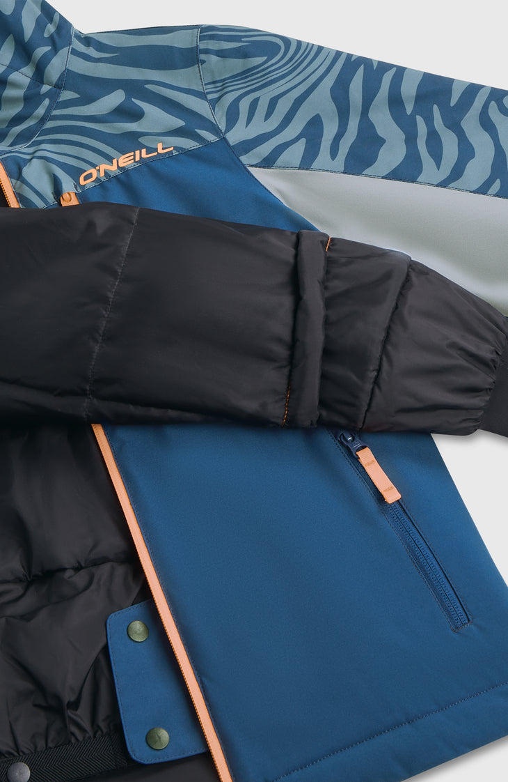 FWC'Cruz Triple Skijacke | Blue Swirl Zebra