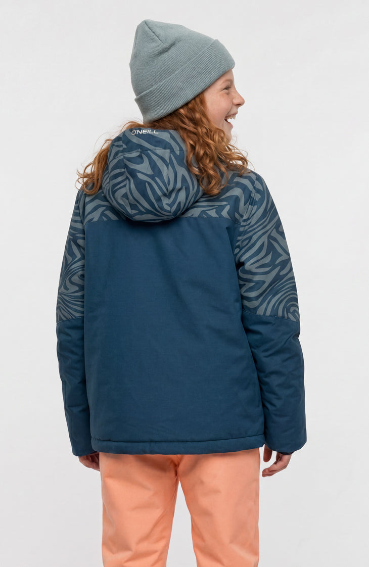 FWC'Cruz Triple Skijacke | Blue Swirl Zebra