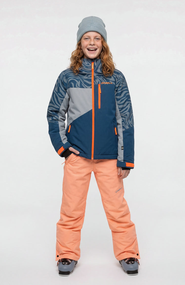 FWC'Cruz Triple Skijacke | Blue Swirl Zebra
