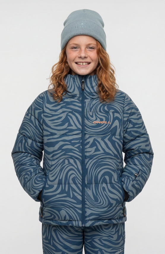 Gesteppte FWC'Cruz Skijacke | Blue Swirl Zebra