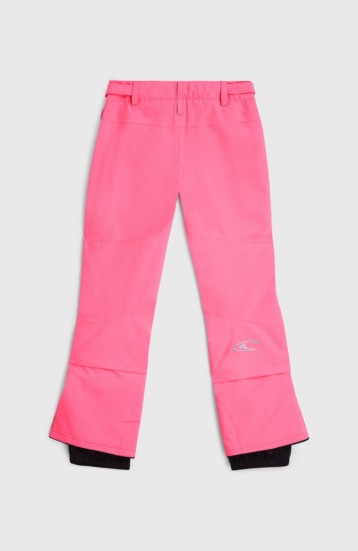 Pinke FWC'Cruz Skihose für Mädchen, flach liegend von hinten