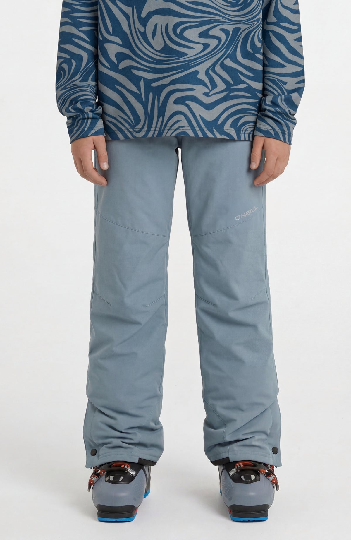 O'Neill FWC'Cruz Skihose für Mädchen, blau, Vorderansicht am Model