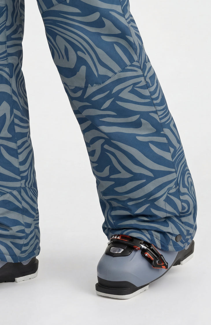 FWC'Cruz Skihose | Blue Swirl Zebra