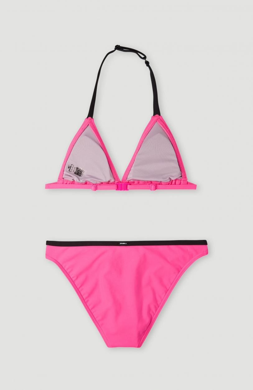 Essentials Triangel-Bikini-Set | Rosa Shocking