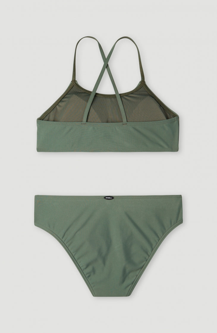 Essentials Bralette-Bikini-Set | Lily Pad
