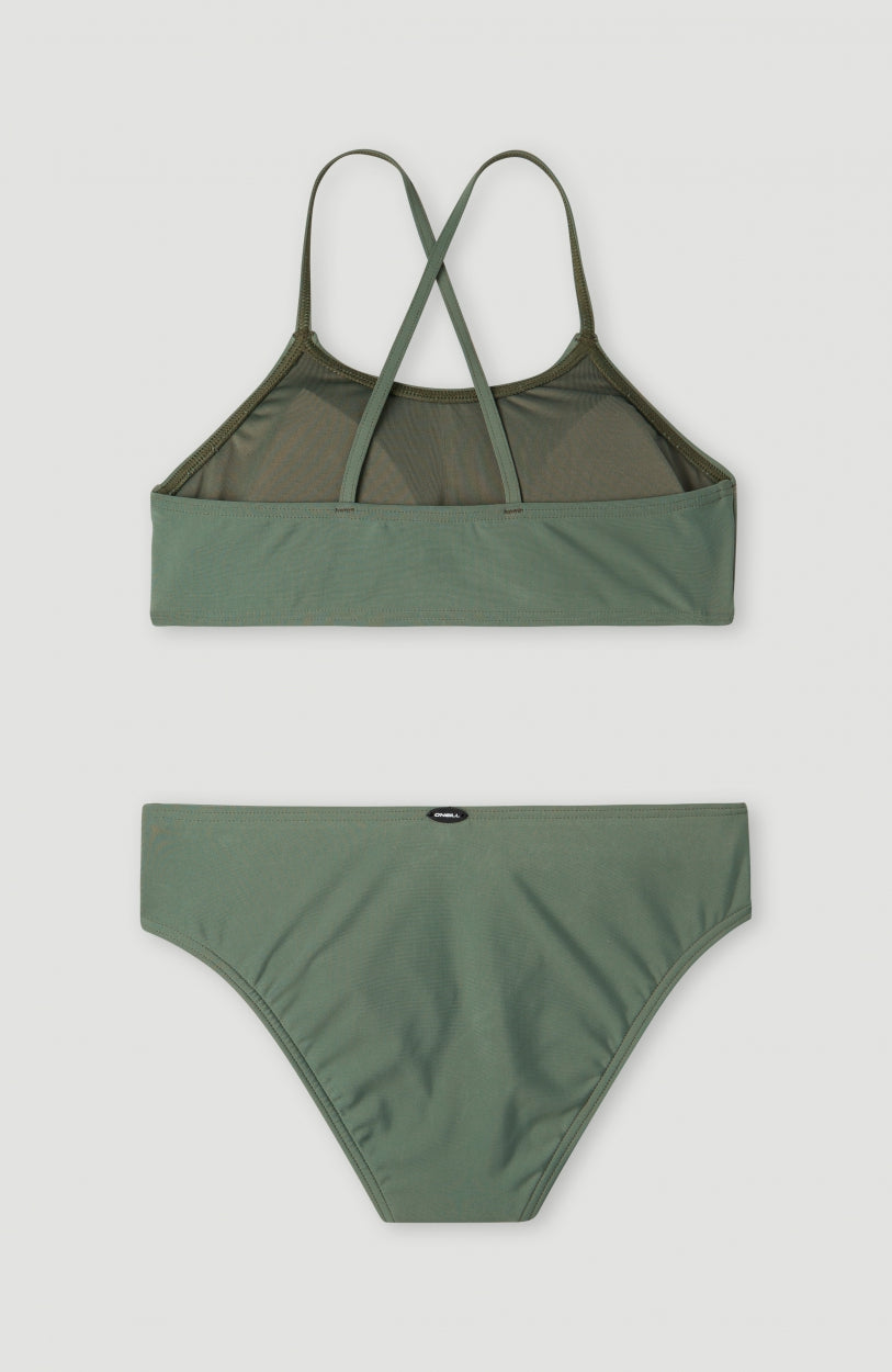 Essentials Bralette-Bikini-Set | Lily Pad