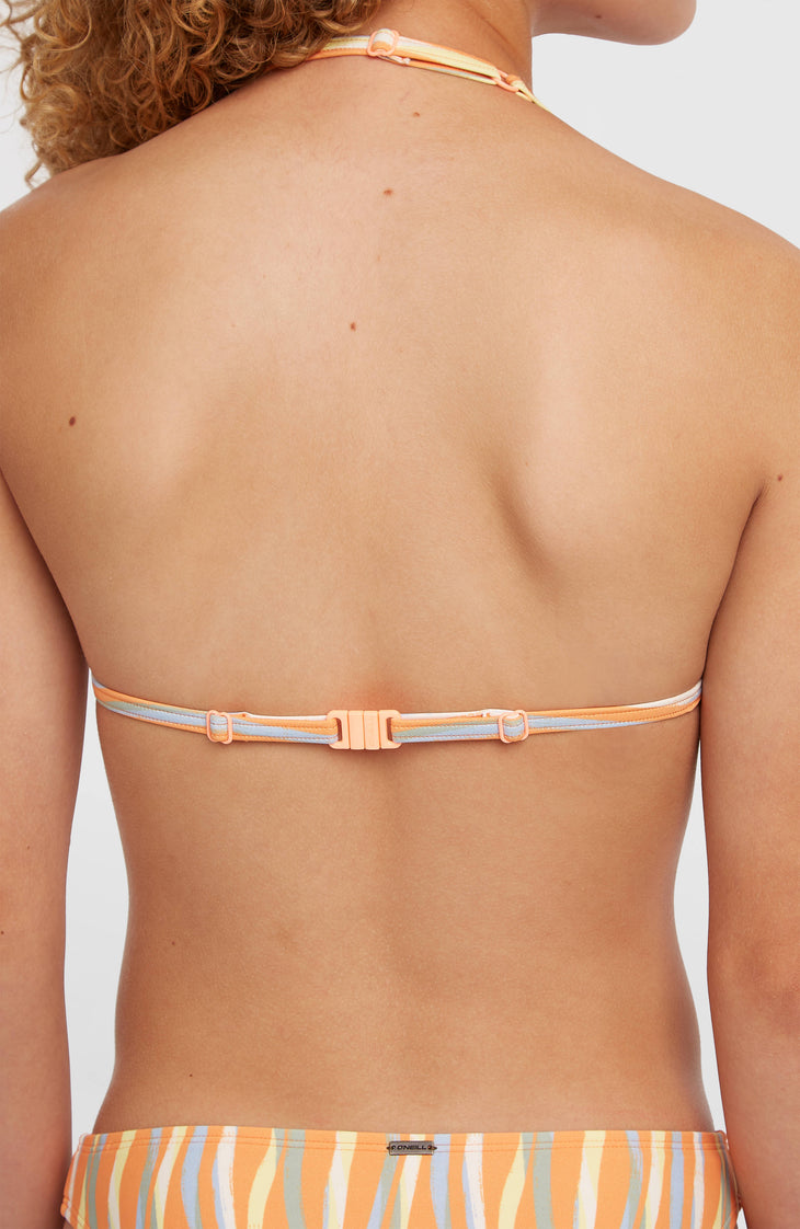 Essentials Triangel-Bikini-Set | Funky Peach Swirly