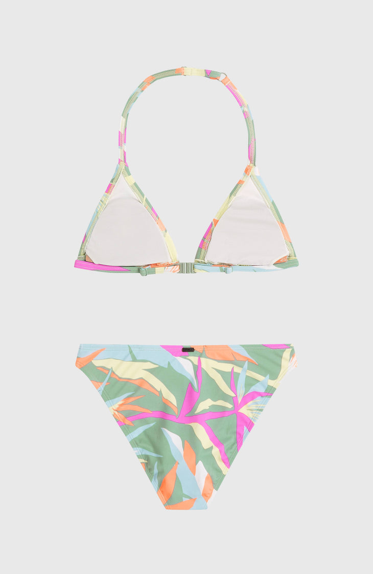 Essentials Triangel-Bikini-Set | Green Wmns Tropicana