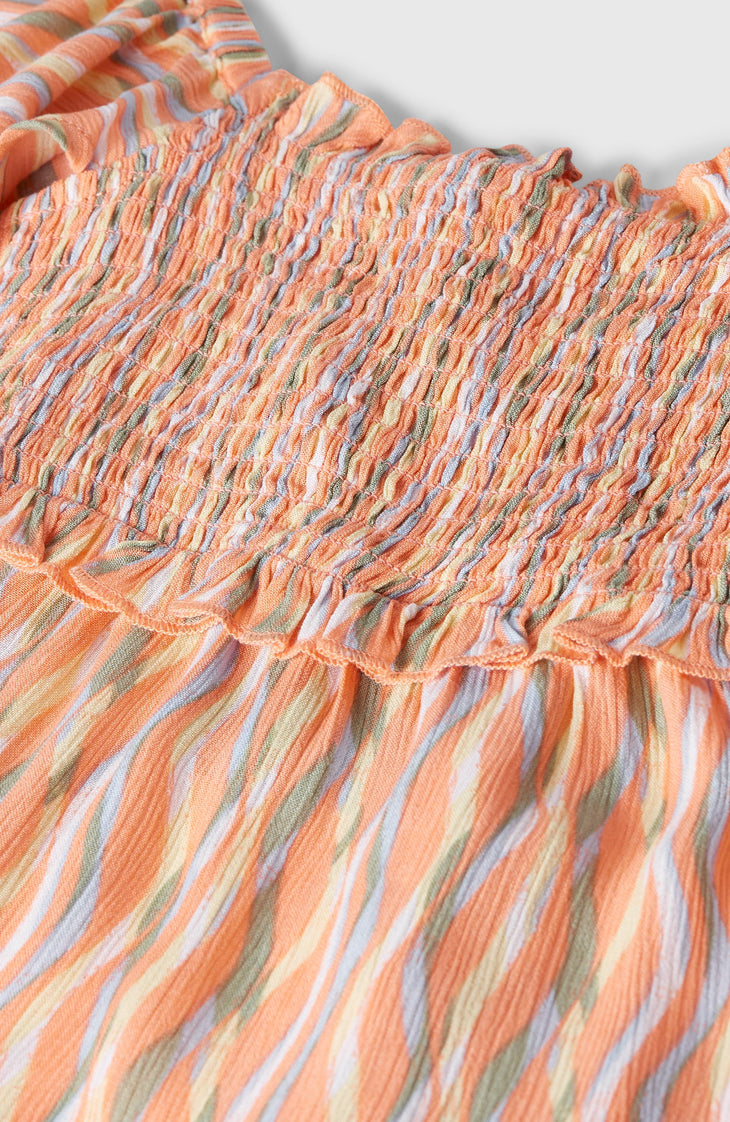O'Neill Woven T-Shirt | Funky Peach Swirly
