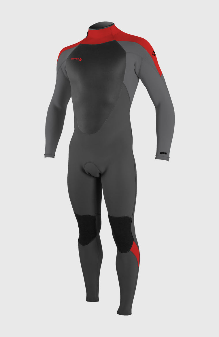 Epic 3/2mm Back Zip Full Wetsuit | GRAPHITE/SMOKE/RED/RED Epic 3/2mm Back Zip Full Wetsuit | GRAPHITE/SMOKE/RED/RED