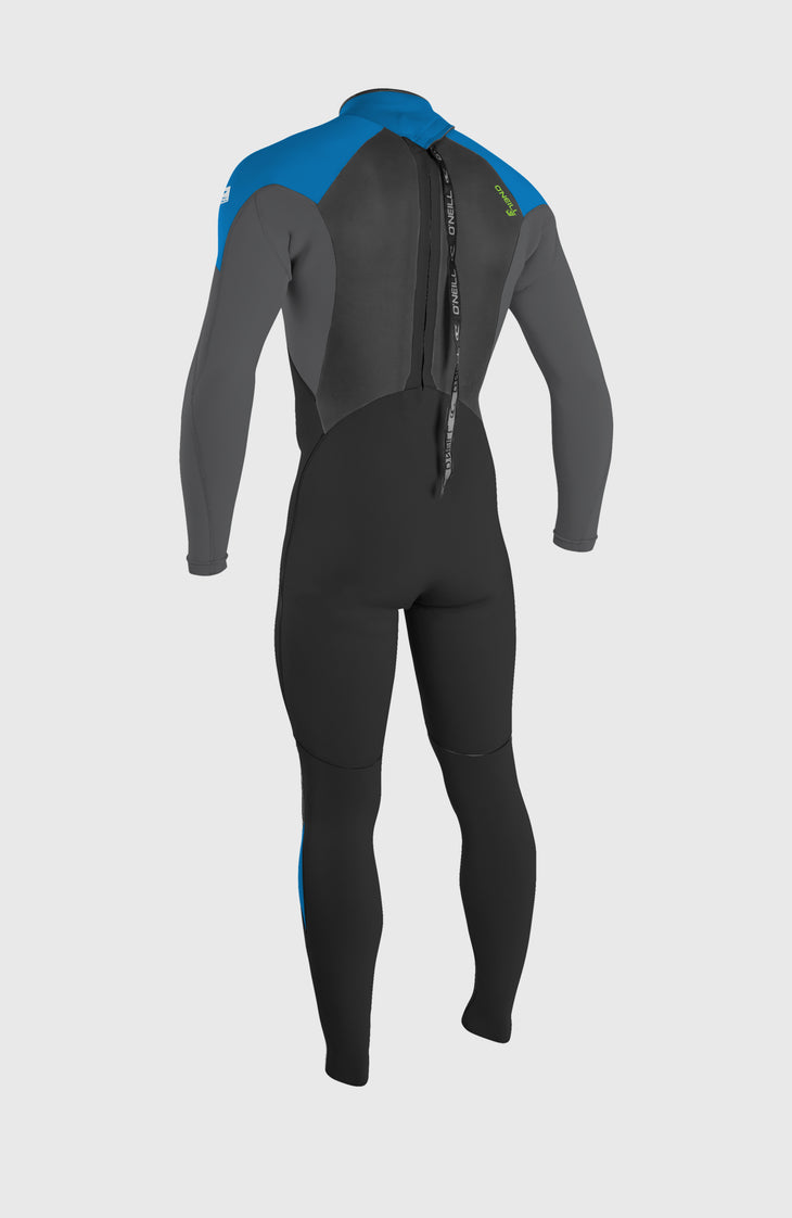 Epic 3/2mm Back Zip Full Wetsuit | BLACK/GRAPHITE/BALI BLUE/DEEEP SEA
