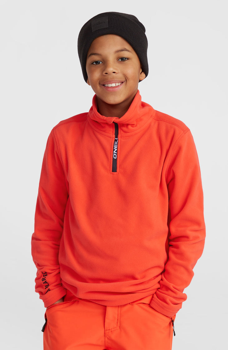 Jack's Polartec® 100 Fleecepullover mit Halbreißverschluss | Paprika Flame