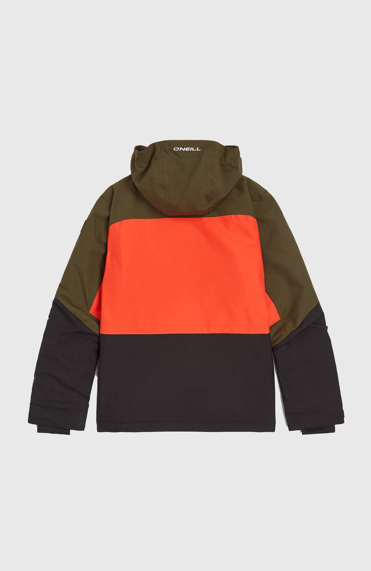 Carbonite Skijacke | Forest Night Colour Block