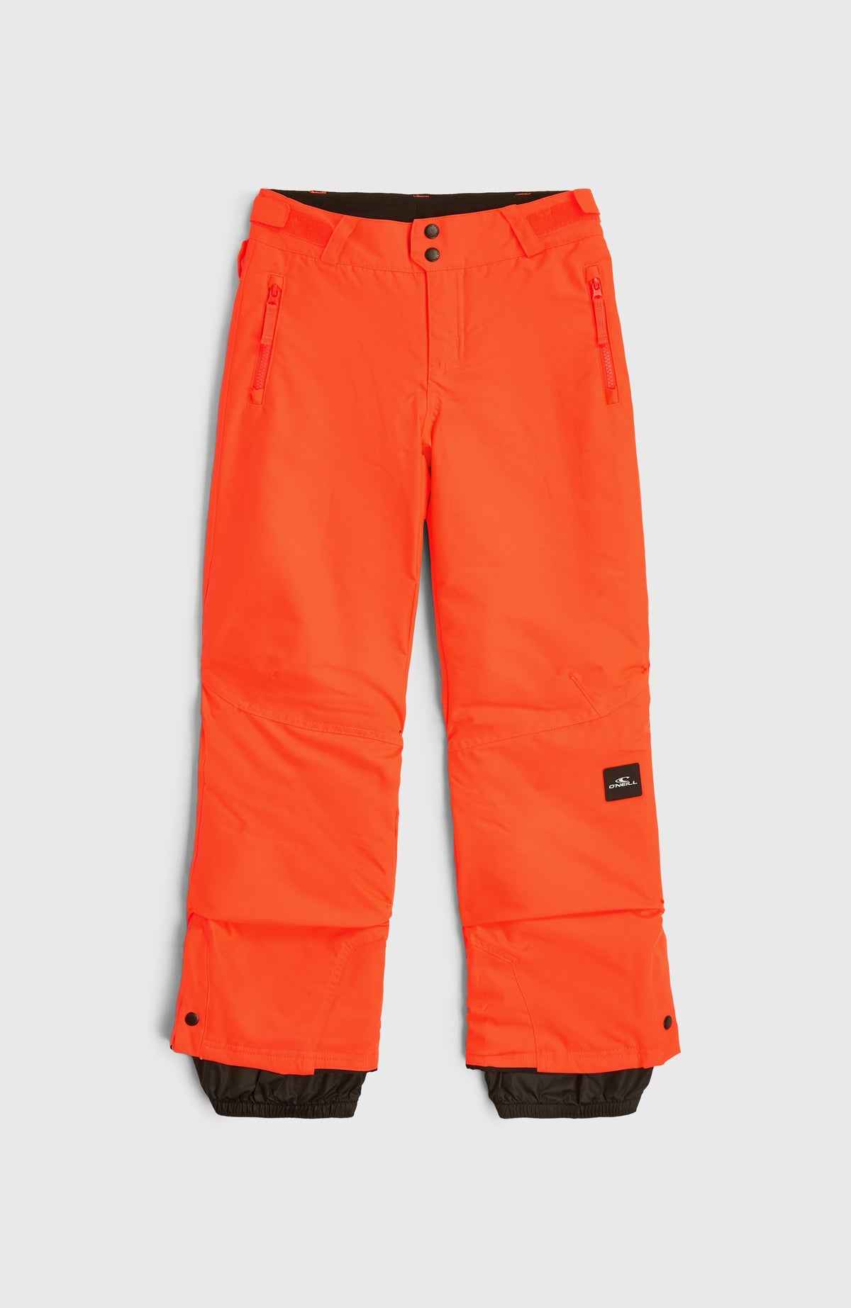 FWC'Cruz Skihose für Jungen, rot, flach liegend von vorne mit Reißverschlusstaschen