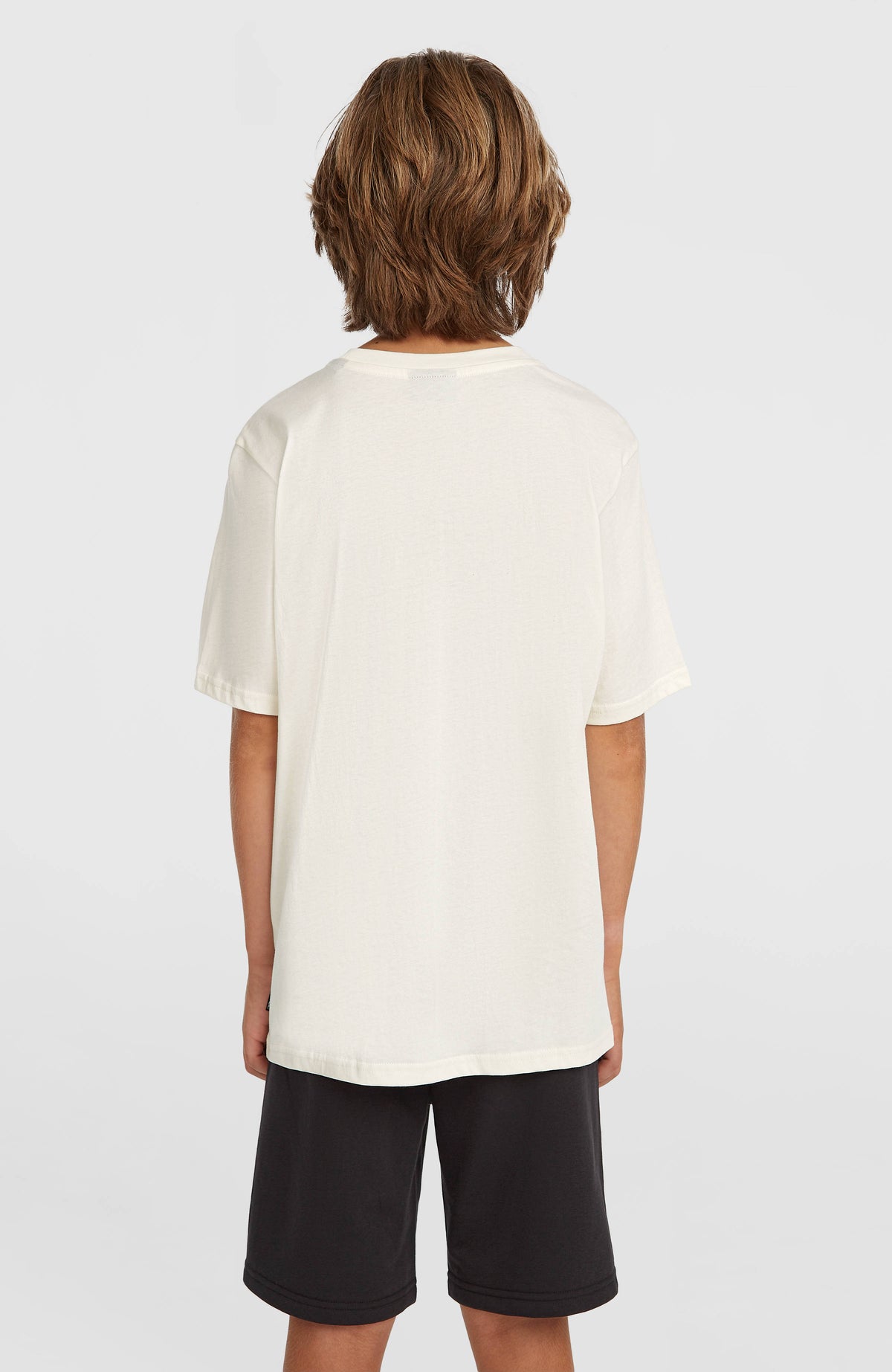 Cali Sweatshorts für Jungen, schwarz, Rückansicht am Model