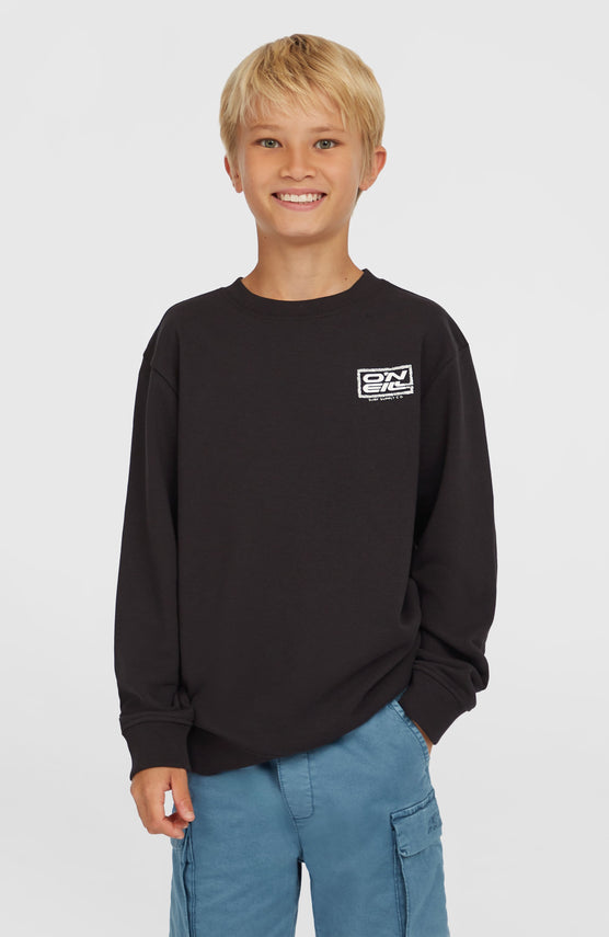 Logo Crew Sweatshirt | Black Out