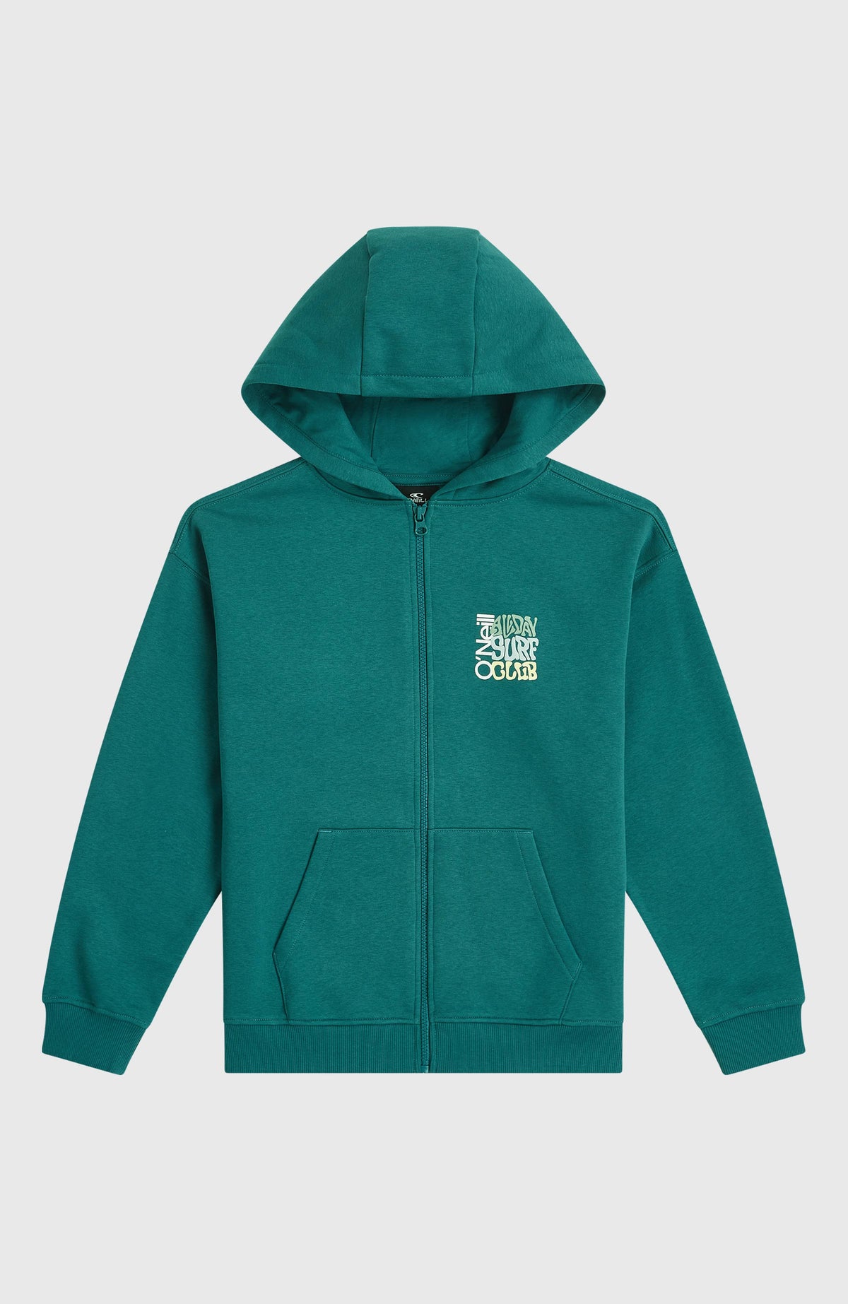 Graphic Kapuzenjacke mit Reißverschluss | Botanical Heat
