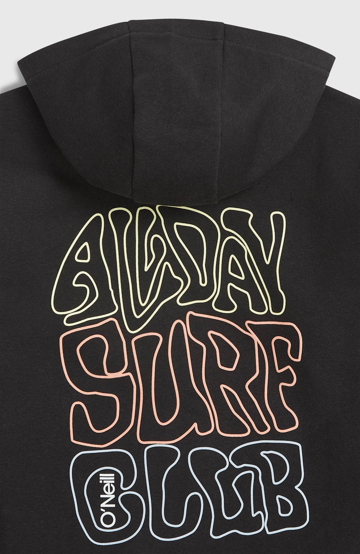 Graphic Kapuzenjacke mit Reißverschluss | Black Out