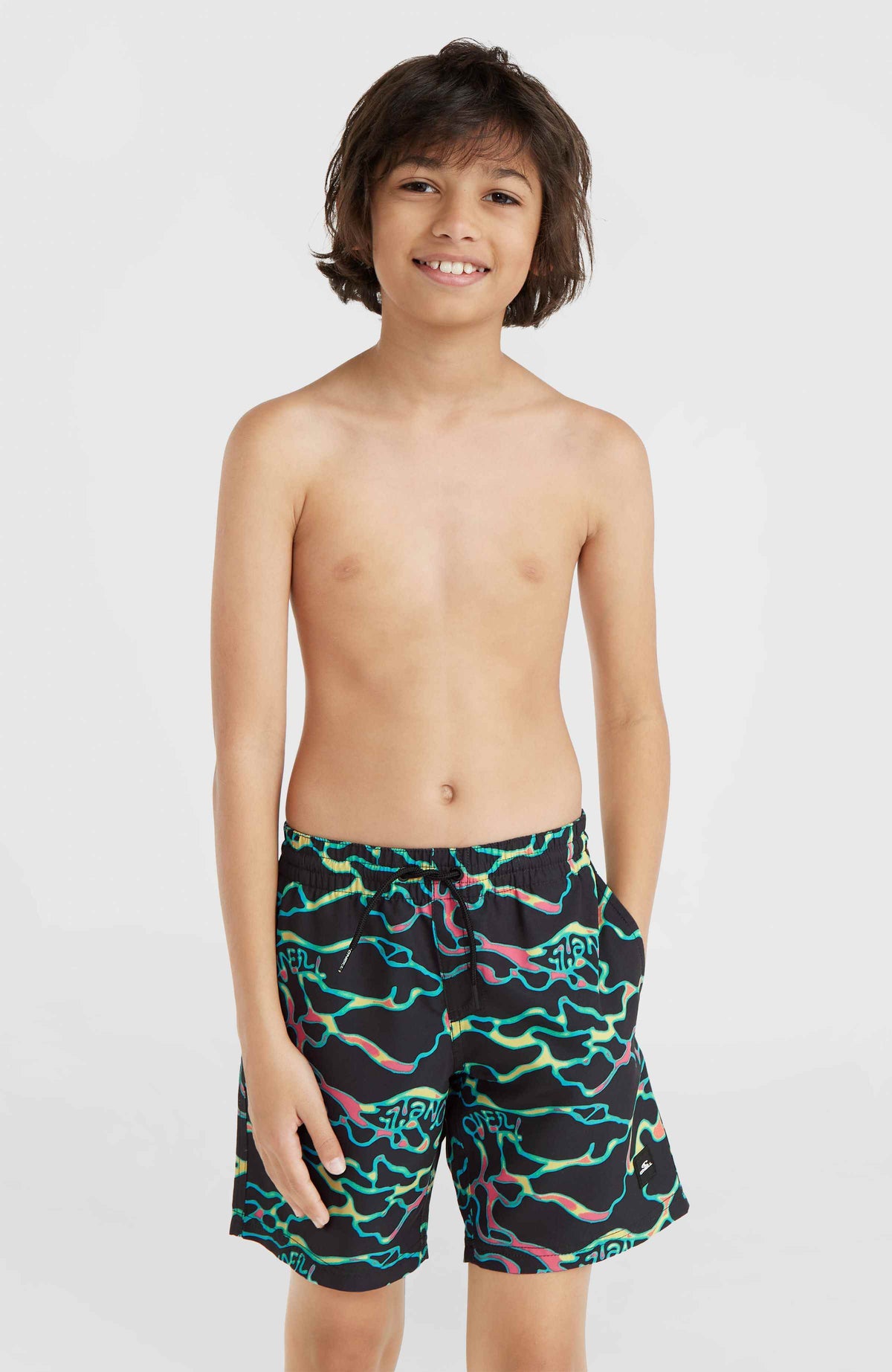 Jack O'Neill Cali Crazy 14'' Badehose | Black Ocean View