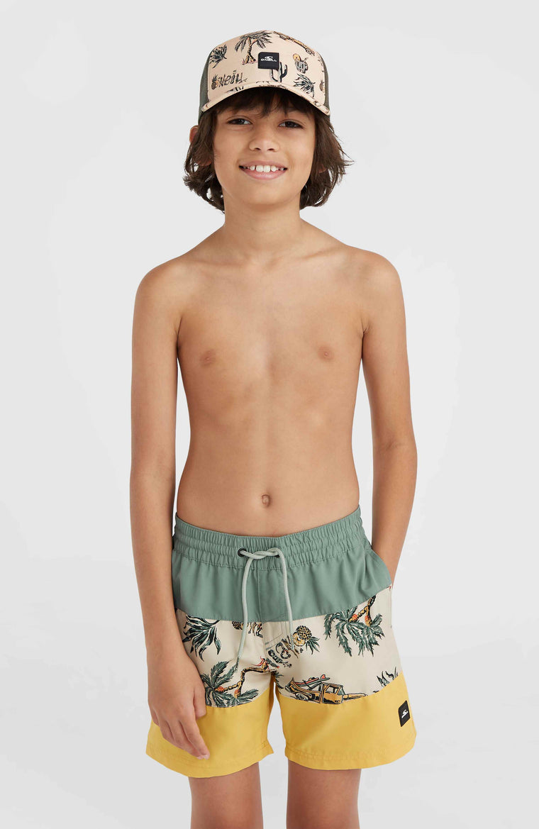 Mix and Match Cali Block 13'' Badehose | Beige Venice Beach Mix and Match Cali Block 13'' Badehose | Beige Venice Beach