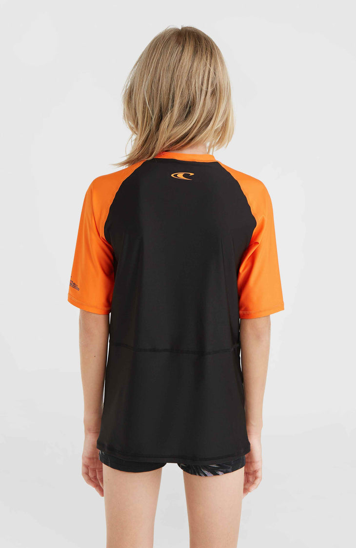 Essentials Cali Shortsleeve-Schwimmshirt | Black Out