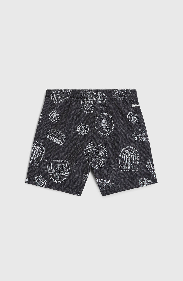 Cali 14'' Badehose | Black Mystical