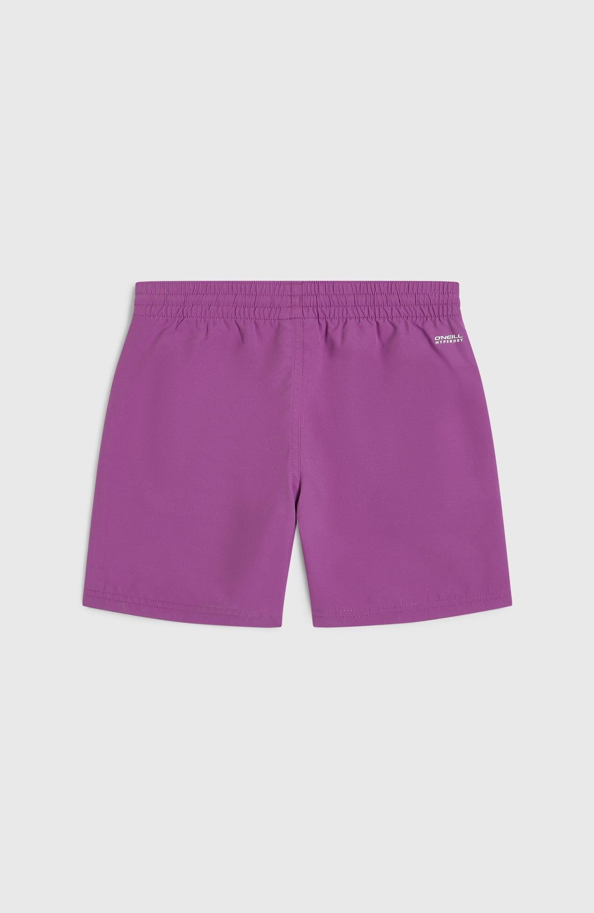 Original Cali 14'' Badehose für Jungen, lila, flach liegend von hinten, elastischer Bund