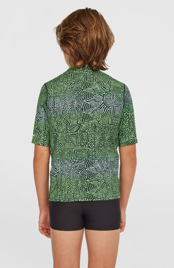 Shortsleeve-Schwimmshirt | Blue Gradikat