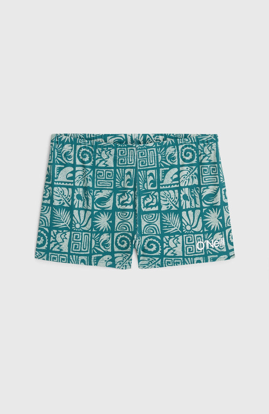 O'Neill Print Racer Badehose | Blue Bricks