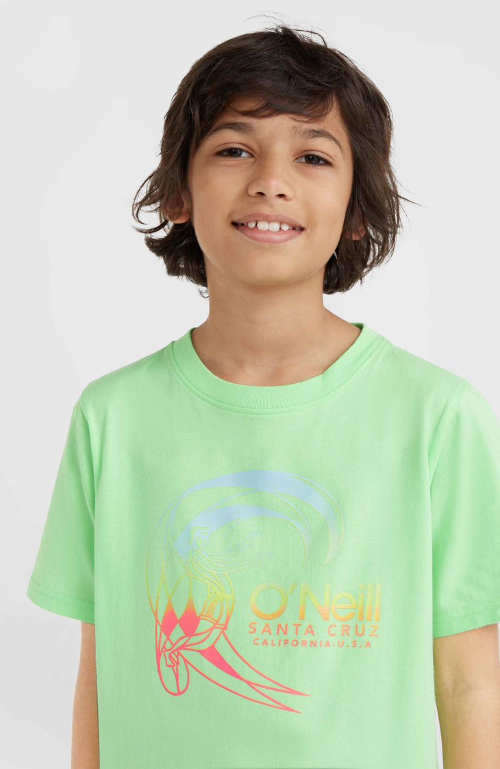 Circle Surfer T-Shirt | Neon Green