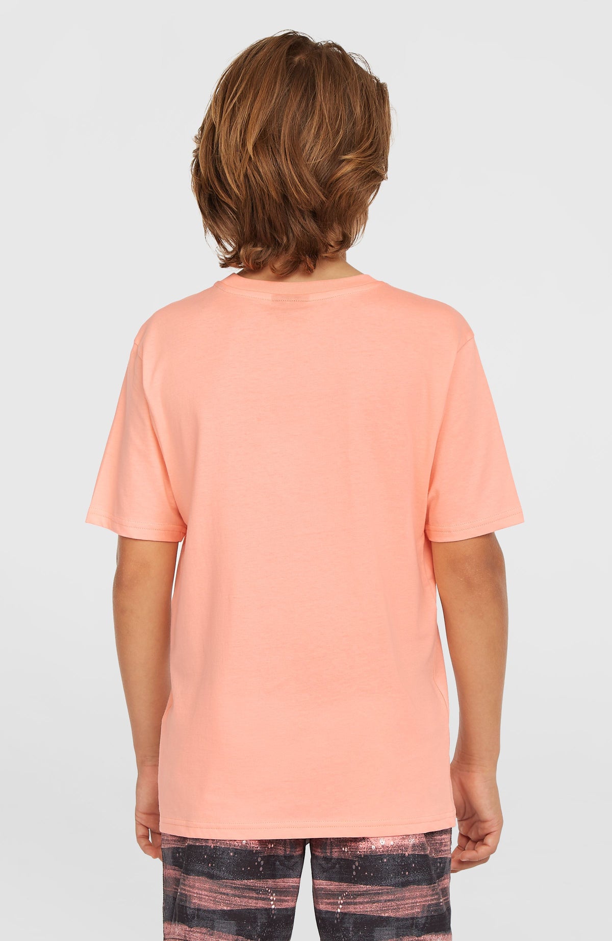 Jack O'Neill Muir T-Shirt für Jungen, pink, Rückansicht, getragen am Model