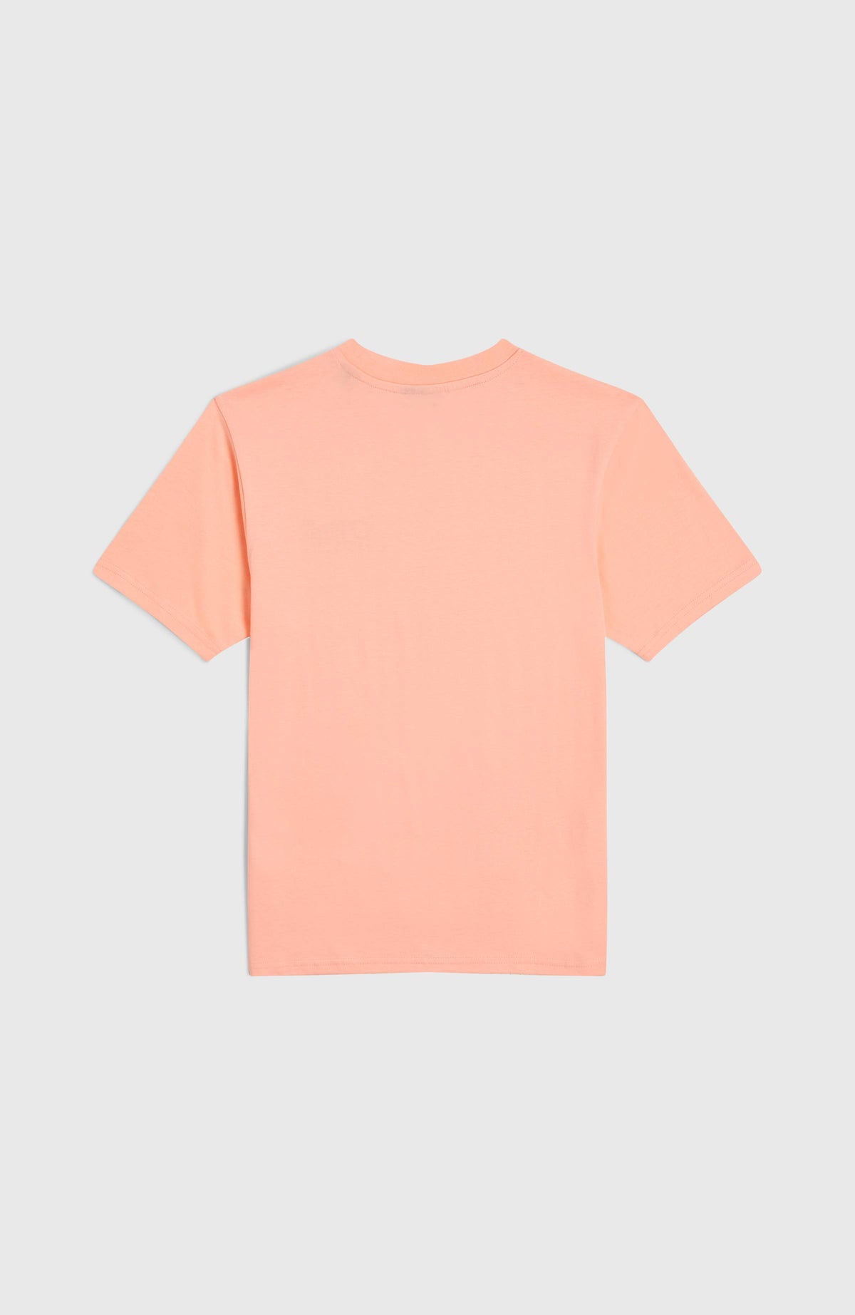 Original Cali Logo T-Shirt für Jungen, pink, unifarbene Rückseite mit Rundhalsausschnitt, flach liegend von hinten