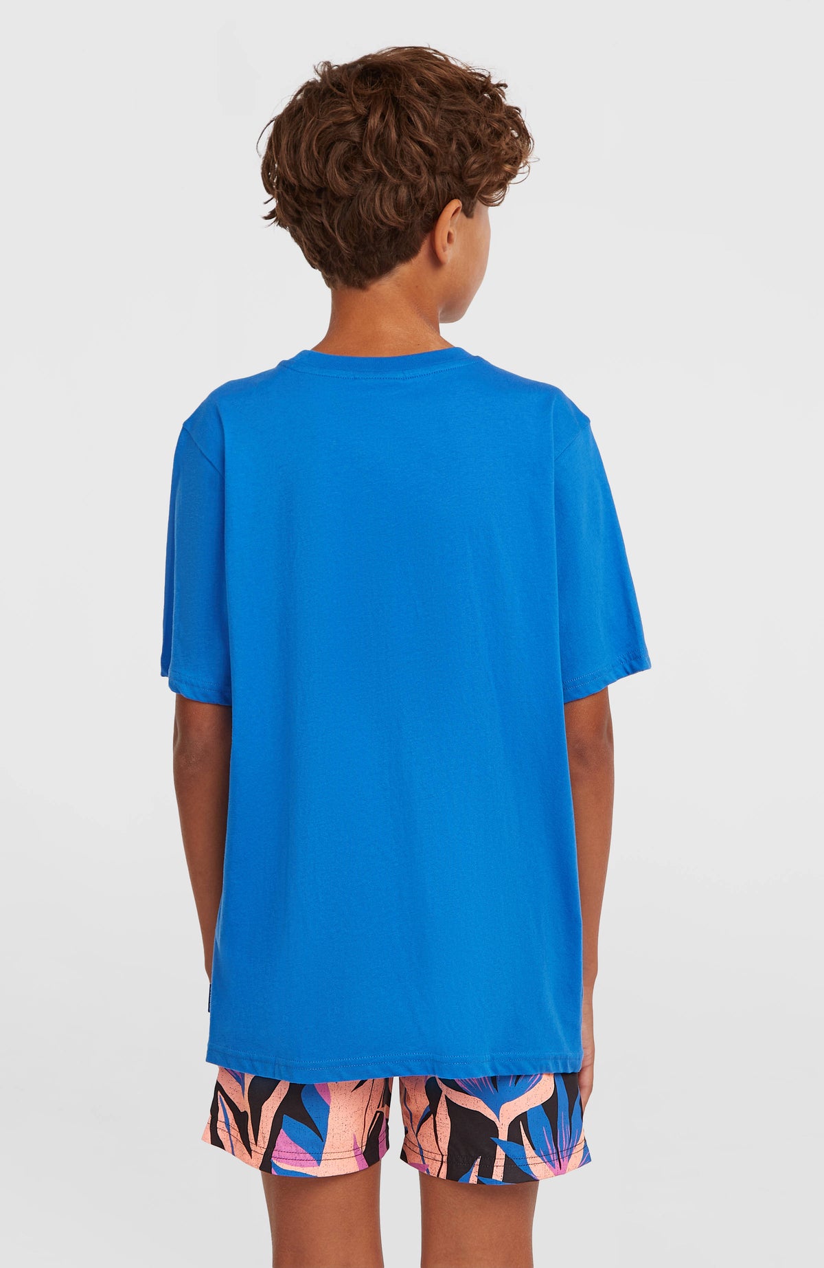 Muir T-Shirt für Jungen, blau, Rückansicht am Model