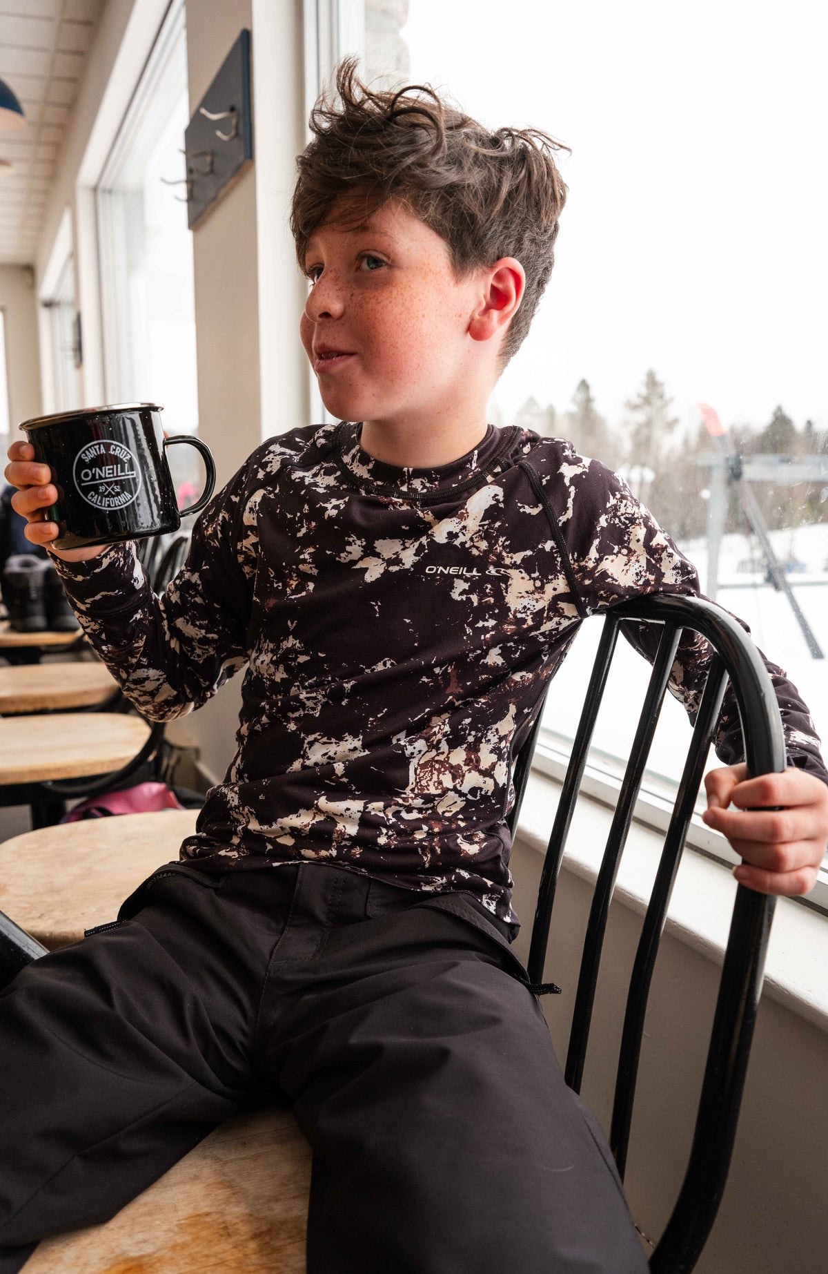 Baselayer-Set | Black/Beige Quarry