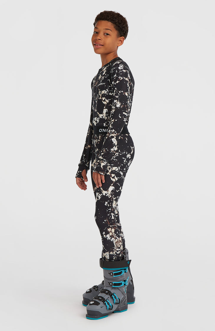 Baselayer-Set | Black/Beige Quarry