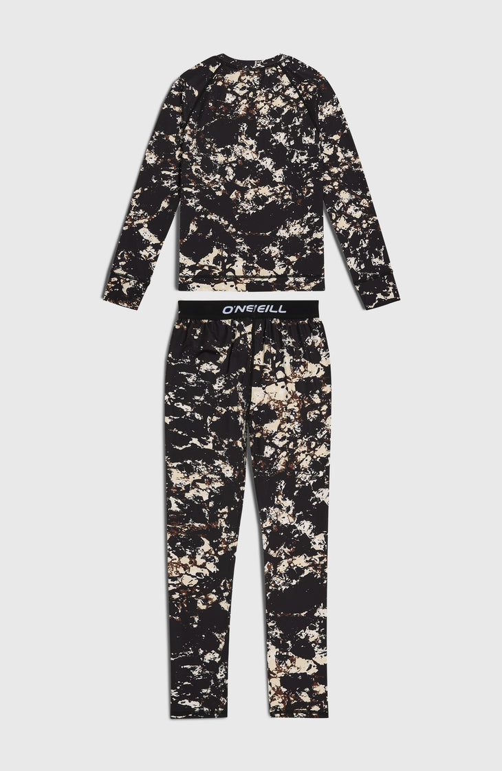 Baselayer-Set | Black/Beige Quarry