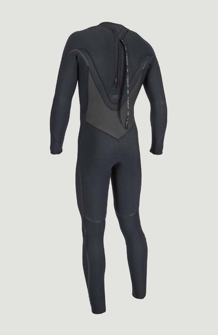 Psycho Tech 5/4mm Back Zip Full Wetsuit | BLACK/BLACK