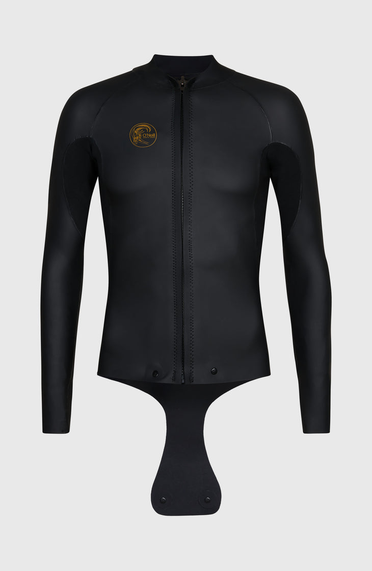 O'Riginals 2mm Beavertail Full Zip Wetsuit Jacket | BLACK/BLACK
