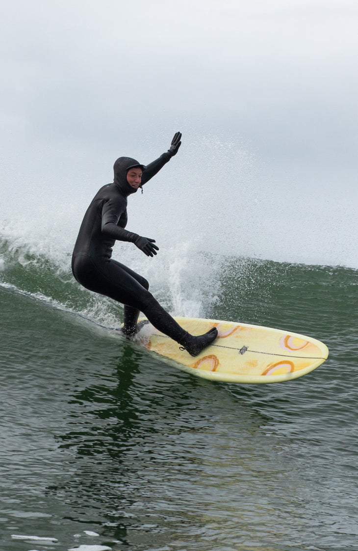 Epic 6/4 Chest Zip Wetsuit with Hood | A05 BLK/BLK/BLK