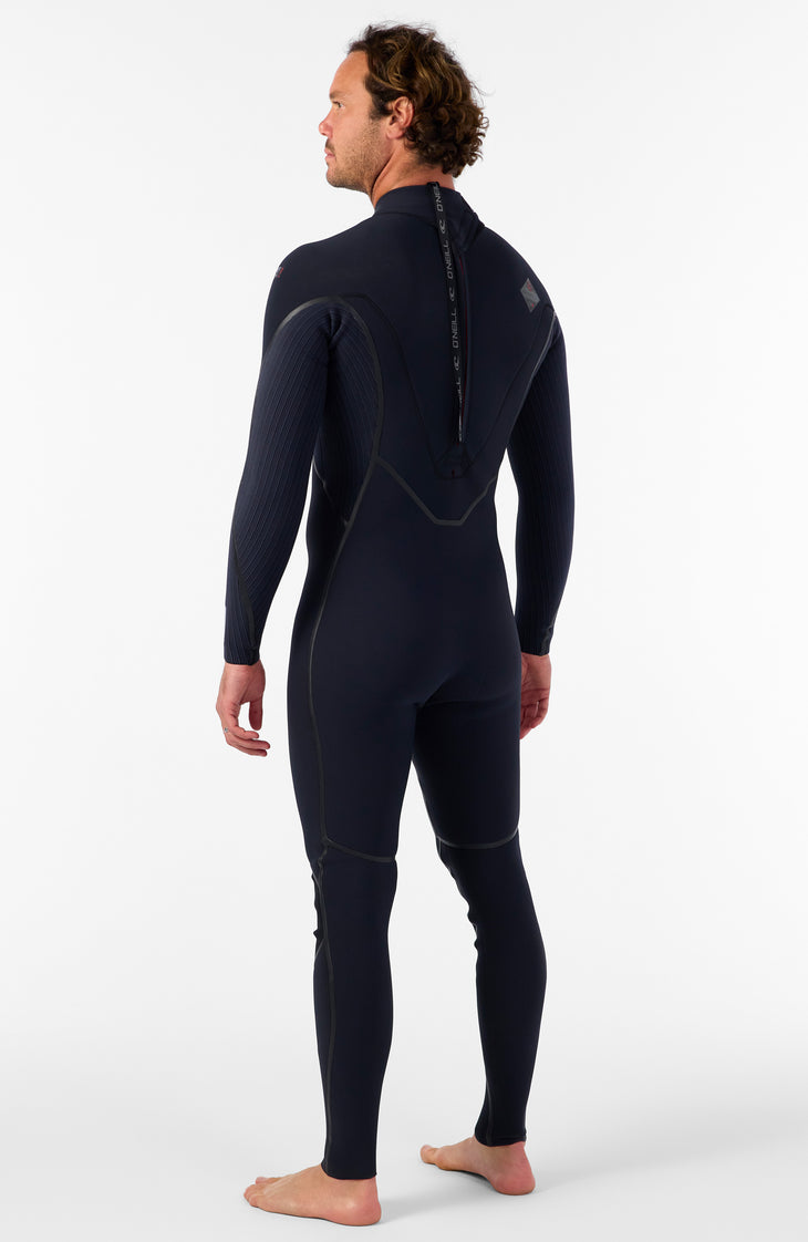 Hyperfreak Fire 4/3mm+ Back Zip Full Wetsuit | BLACK/BLACK