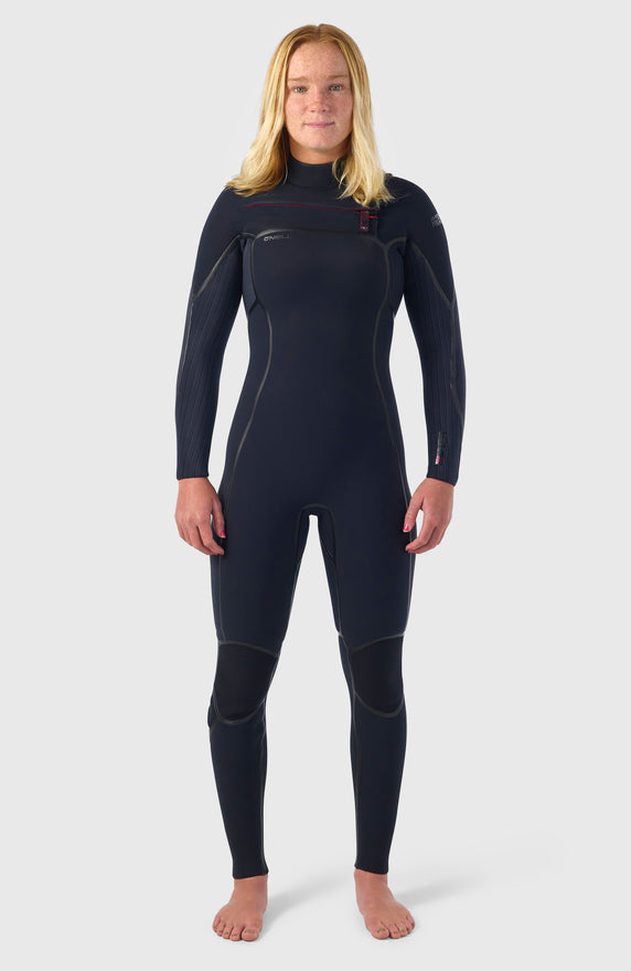 Hyperfreak Fire 5/4+mm Chest Zip Full Wetsuit | BLACK/BLACK Hyperfreak Fire 5/4+mm Chest Zip Full Wetsuit | BLACK/BLACK