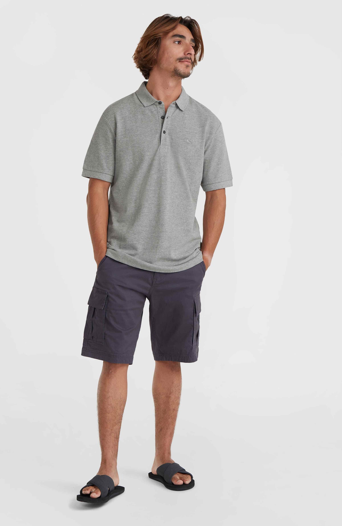 O'Neill Poloshirt mit kleinem Logo | Silver Melee -A
