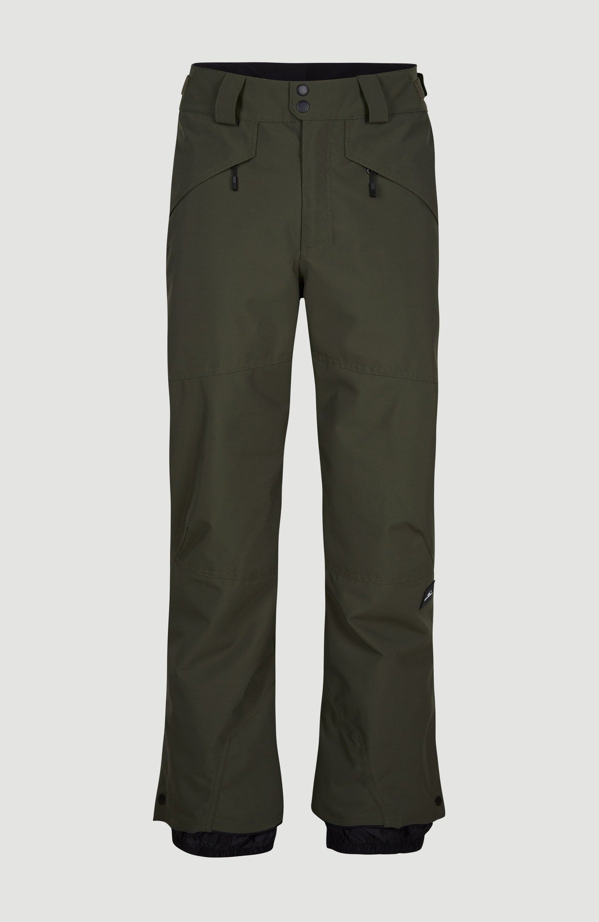Hammer Regular Skihose für Herren, grün, freigestellt von vorne, mit Reißverschlusstaschen