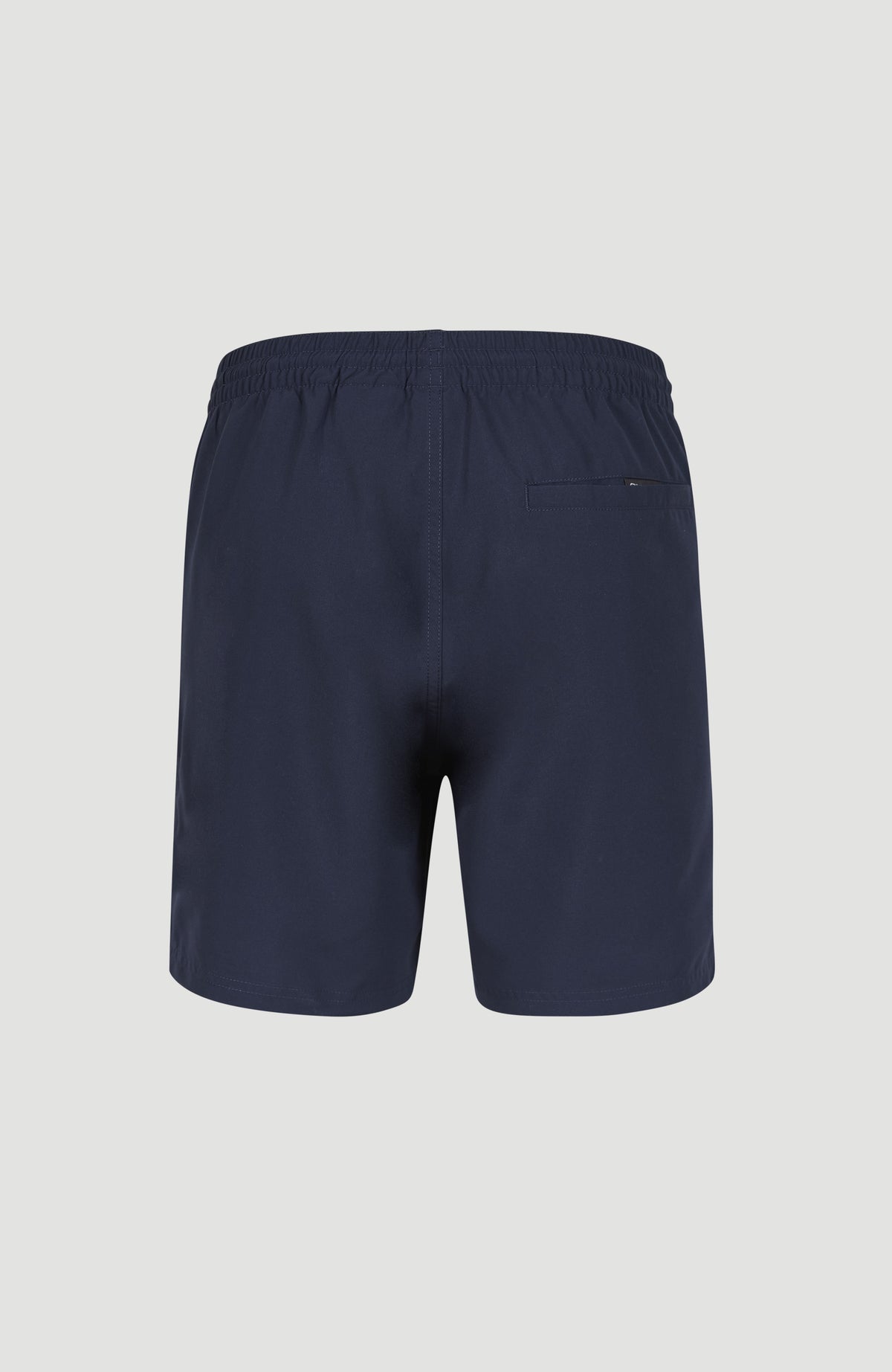 Cali 16'' Badehose für Herren, blau, Rückansicht mit elastischem Bund und Gesäßtasche