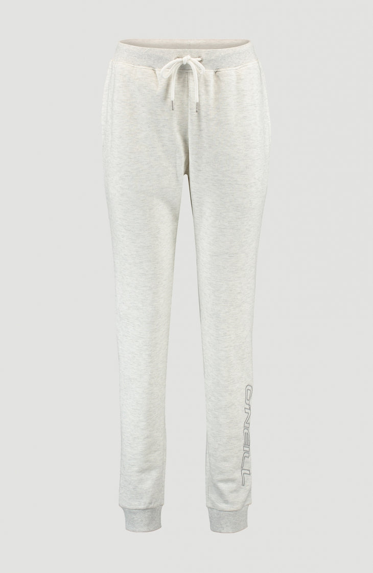 High Waist Jogginghose | White Melee