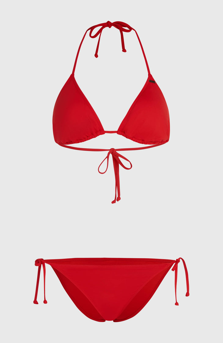 Essentials Capri Bondey Bikini-Set | Red Coat